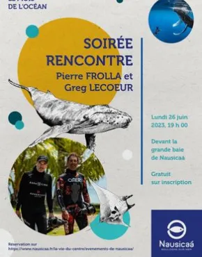 Affiche de la Soirée rencontre avec Greg Lecoeur et Pierre Frolla