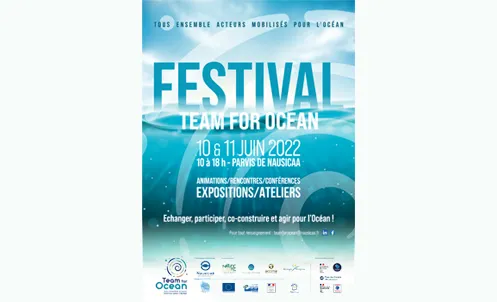 affiche festival team for ocean 2022