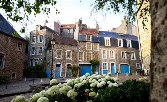 Old town in boulogne sur mer